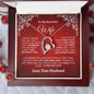 Almost Sold Out - TO MY BEAUTIFUL WIFE - FOREVER LOVE NECKLACE