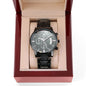 ALMOST SOLD OUT - TO MY SON - Black Chronograph Watch