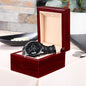 ALMOST SOLD OUT - TO MY SON - Black Chronograph Watch
