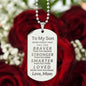 Almost Sold Out - TO MY SON - ENGRAVED DOG TAG NECKLACE