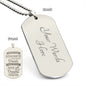 Almost Sold Out - TO MY SOULMATE - ENGRAVED DOG TAG NECKLACE