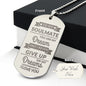 Almost Sold Out - TO MY SOULMATE - ENGRAVED DOG TAG NECKLACE