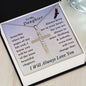 Almost Sold Out - TO MY DAUGHTER - FAITH NECKLACE