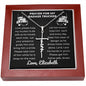 Almost Sold Out - Prayer for Badass Trucker - Faith Necklace