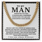 Almost Sold Out - TO MY MAN - CUBAN LINK CHAIN NECKLACE