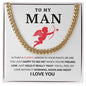 Almost Sold Out - TO MY MAN - CUBAN LINK CHAIN NECKLACE