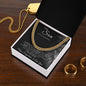 Almost Sold Out - TO MY SON - CUBAN CHAIN NECKLACE