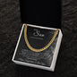 Almost Sold Out - TO MY SON - CUBAN CHAIN NECKLACE