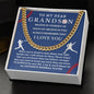 Almost Sold Out - TO MY DEAR GRANDSON - CUBAN LINK CHAIN NECKLACE