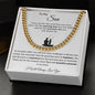 Almost Sold Out - TO MY SON - CUBAN CHAIN NECKLACE