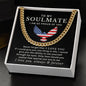 Almost Sold Out - TO MY SOULMATE - CUBAN LINK CHAIN NECKLACE