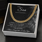 Almost Sold Out - TO MY SON - CUBAN CHAIN NECKLACE