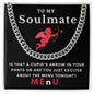 Almost Sold Out - TO MY SOULMATE- CUBAN LINK CHAIN NECKLACE