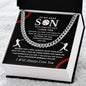 Almost Sold Out - TO MY DEAR SON - CUBAN LINK CHAIN NECKLACE
