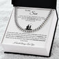 Almost Sold Out - TO MY SON - CUBAN CHAIN NECKLACE