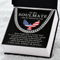 Almost Sold Out - TO MY SOULMATE - CUBAN LINK CHAIN NECKLACE