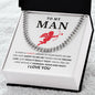 Almost Sold Out - TO MY MAN - CUBAN LINK CHAIN NECKLACE