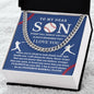 Almost Sold Out - TO MY DEAR SON - CUBAN LINK CHAIN NECKLACE
