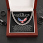 Almost Sold Out - TO MY SOULMATE - CUBAN LINK CHAIN NECKLACE