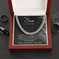 Almost Sold Out - TO MY SON - CUBAN CHAIN NECKLACE