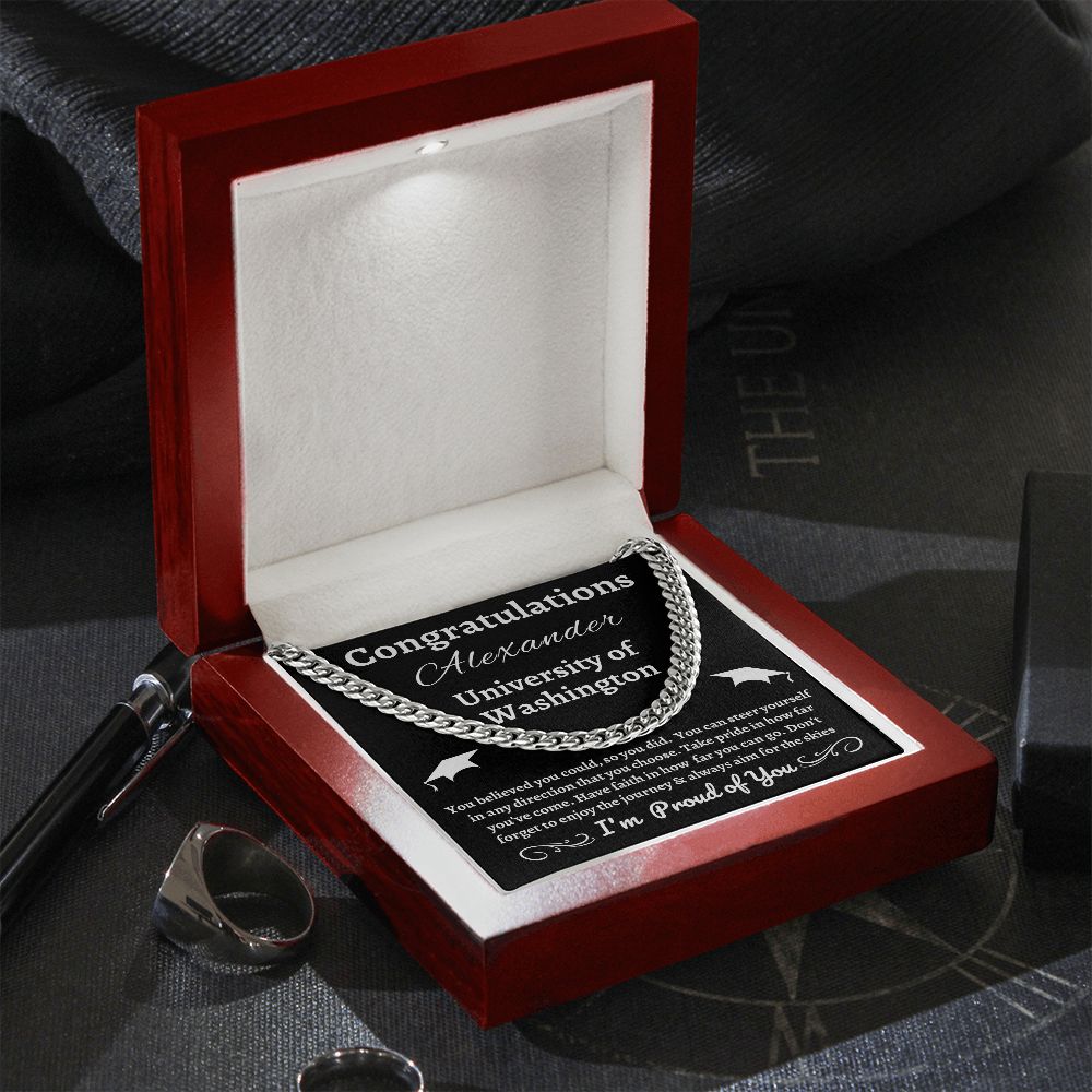 Almost Sold Out - Graduation Necklace - Cuban Link Chain Necklace