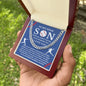 Almost Sold Out - TO MY DEAR SON - CUBAN LINK CHAIN NECKLACE