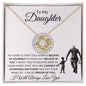 Almost Sold Out - TO MY DAUGHTER - LOVE KNOT NECKLACE