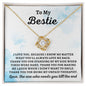 Almost Sold Out - TO MY BESTIE - LOVE KNOT NECKLACE