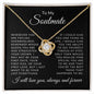 Almost Sold Out - TO MY SOULMATE - LOVE KNOT NECKLACE