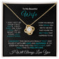 Almost Sold Out - TO MY BEAUTIFUL WIFE - LOVE KNOT NECKLACE