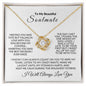 Almost Sold Out - TO MY BEAUTIFUL SOULMATE - LOVE KNOT NECKLACE