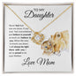 TO MY DAUGHTER - LOVE KNOT NECKLACE