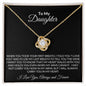 TO MY DAUGHTER - LOVE KNOT NECKLACE