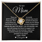 Almost Sold Out -TO MY MOM - LOVE KNOT NECKLACE