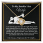 Almost Sold Out - TO MY SMOKING HOT WIFE - LOVE KNOT NECKLACE