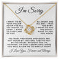 Almost Sold Out - I'M SORRY - LOVE KNOT NECKLACE