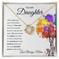 Almost Sold Out - TO MY DAUGHTER - LOVE KNOT NECKLACE