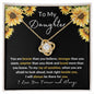 TO MY DAUGHTER - LOVE KNOT NECKLACE