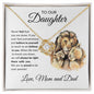 TO OUR DAUGHTER - LOVE KNOT NECKLACE