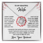 Almost Sold Out - TO MY BEAUTIFUL WIFE - LOVE KNOT NECKLACE