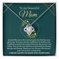 Almost Sold Out - TO MY BEAUTIFUL MOM - LOVE KNOT NECKLACE