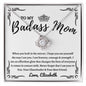 Almost sold out - Personalized Necklace - To my Badass Mom - Beautiful Love Knot Necklace