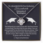 Almost sold out- Personalized Necklace - To my Daughter For Graduation - Beautiful Love Knot Necklace