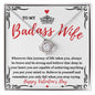 Almost Sold Out - TO MY BADASS WIFE - LOVE KNOT NECKLACE