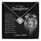 MY DEAR DAUGHTER - LOVE KNOT NECKLACE