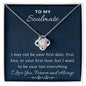 Almost Sold Out - TO MY SOULMATE - LOVE KNOT NECKLACE