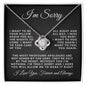 Almost Sold Out - I'M SORRY - LOVE KNOT NECKLACE