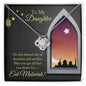 Almost Sold Out - TO MY DAUGHTER FOR EID – LOVE KNOT NECKLACE