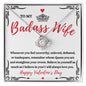 Almost Sold Out - TO MY BADASS WIFE - LOVE KNOT NECKLACE