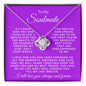 Almost Sold Out - TO MY SOULMATE - LOVE KNOT NECKLACE